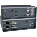 Photo of NTI ST-IPUSBD-R-DH Dual Monitor DVI USB KVM Extender with Video Wall Support Over IP - Remote Unit