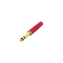 Neutrik NP3TT-P-AU-R 4.4 mm TT Bantam Connector Plug TT - Red Plastic/Gold - 100/Pack