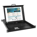 NTI RACKMUX-V17-N USB and PS/2 KVM Drawer with 17-Inch VGA Monitor and Numeric Keypad