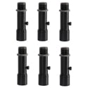 Photo of On Stage Stands QK-2B Quik-Release Mic Adapter - Black - 6-Pack