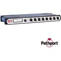 Photo of Pathway Connectivity Pathport OCTO Rack-mount 8-Port DMX/RDM Gateway with POE - 5-Pin XLR Female Rear Panel Connectors