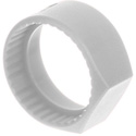 Photo of Neutrik PCR-9 Colored Ring with Flat Label Surface for C Series 1/4-Inch Connectors - Each - White