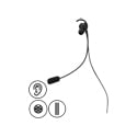 Photo of Pliant Technologies PHS-IEHU-TA6F CrewCom In-Ear Universal Fit Electret Headset - 6 Pin Female Mini XLR