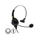 Pliant Technologies PHS-SB11LE-5M SmartBoom Single-Ear Cardioid Electret Headset - 5-Pin Male XLR Cable