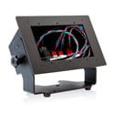 Pathway Connectivity PWACC CHORDT 3-gang Steel Desktop Consolette for Choreo Touchscreens - Black Powder Coat