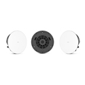 QSC AD-C6T-LPZB-WH AcousticDesign 6.5 Inch Two-Way 70/100V Ceiling Speaker - Microsoft Teams Certified - White - Pair