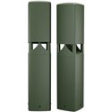 Photo of QSC-AcousticDesign AD-DWL.360 5.25in 2-way Direct Weather Landscape Bollard Loudspeaker - 360 Degree Coverage - Green