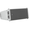 Photo of RCF HDL6-A-W Active Coaxial Line Array Module with 2x 6 Inch Woofers - 1400W - White