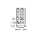Cobalt Digital RM20-9904-J-HDBNC 20-Slot Frame Rear I/O Module For The 9904-UDX-4K openGear Card