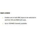 TSL Products SAM-Q-MADI-LIC MADI License to add MADI Functionality to a SAM-Q-SDI and SAM-Q-NET