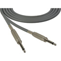 Photo of Sescom SC10SSGY Audio Cable Canare Star-Quad 1/4 TS Mono Male to 1/4 TS Mono Male Gray - 10 Foot