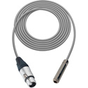 Photo of Sescom SC3XJSJGY Audio Cable Canare Star-Quad 3-Pin XLR Female to 1/4 TS Mono Female Grey - 3 Foot