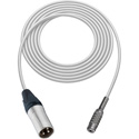 Photo of Sescom SC3XMJZWE Audio Cable Canare Star-Quad 3-Pin XLR Male to 3.5mm TRS Balanced Female White - 3 Foot