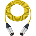 Photo of Sescom SC50XXYW Audio Cable Canare Star-Quad 3-Pin XLR Male to 3-Pin XLR Male Yellow - 50 Foot