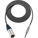 Photo of Sescom SC75XS Audio Cable Canare Star-Quad 3-Pin XLR Male to 1/4-Inch TS Mono Male - Black - 75 Foot