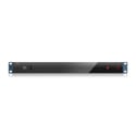 Science Image Flow Edge 1-Channel Rack-mount Up/Down/Cross Converter with Fiber TX/RX and Analog Audio In/Out