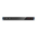 Science Image Flow Edge 2-Channel Rack-mount Up/Down/Cross Converter with Fiber TX/RX and Analog Audio In/Out