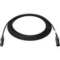 Photo of Sescom Touring Grade Microphone Cable with Neutrik Black & Silver 3-Pin XLR Connectors - 6 Foot