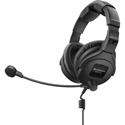 Photo of Sennheiser HMD 300 Dual-Ear Closed-Back Broadcast Headset with Dynamic Mic/XLR 3-6.3mm Cable - Switchable ActiveGard