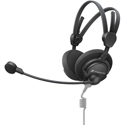 Sennheiser HMD 46 Dual-Ear Broadcast Intercom Headset with Noise-Canceling Dynamic Mic - No Cable