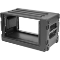 Photo of SKB 1SKB-R6SW 6U rSeries Shallow Roto-Molded Rack Case with Wheels and Handle