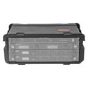 Photo of SKB 3i-4U11-W 4RU Injection Molded Rack Case with Wheels - 11-Inch Depth - Front and Rear Rack Rails Included - Black