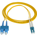 Photo of Camplex SMD9-LC-SC-100 Premium Bend Tolerant Fiber Patch Cable Single Mode Duplex LC to SC - Yellow - 100 Meter