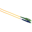Photo of Camplex SMS9-ASC-ALC-003 APC SC to APC LC Bend Tolerant Single Mode Simplex Fiber Patch Cable - Yellow - 3 Meter