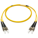 Photo of Camplex Premium Bend Tolerant Armored Fiber Patch Cable Single Mode Duplex ST to ST - Yellow - 5 Meter