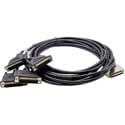 StudioHub 993071 V68M to QUAD DB25M Snake Cable for ASI Analog Breakout - 6 Feet / 1.8 Meters