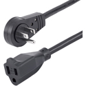 Photo of Startech RTPAC1013 360 Degree Rotating Flat Plug NEMA 5-15pto NEMA 5-15R Extension Power Cord - 16 AWG/125V/13A