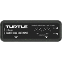 Turtle TAV-D2LEN Dante Dual Channel Analog Line Input Adapter with Gain Controls - TAA Compliant