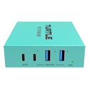 Turtle TAV-USBEXTKIT1 100m USB 3.2 5Gbps Extender Kit over CAT Cable - Extends up to 328 Feet - TAA Compliant