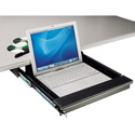 TN-LTD Under Desk Mount Lockable Laptop Drawer for Laptops to 17 In.