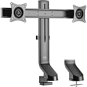 Tripp Lite DDR1727DC Dual-Display Monitor Arm with Desk Clamp & Grommet - Height Adjustable - for 17 to 27 Inch Monitors