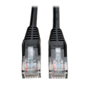 Photo of Tripp Lite N001-007-BK Cat5e 350MHz Snagless Molded Patch Cable (RJ45 M/M) - Black 7 Feet