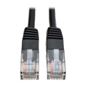 Photo of Tripp Lite N002-006-BK Cat5e 350MHz Molded Patch Cable (RJ45 M/M) - Black 6 Feet