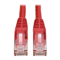 Photo of Tripp Lite N201-002-RD Cat6 UTP Gigabit Snagless Molded Patch Cable (RJ45 M/M) - Red - 2 Foot