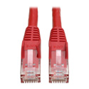 Photo of Tripp Lite N201-006-RD Cat6 UTP Gigabit Snagless Molded Patch Cable (RJ45 M/M) - Red - 6 Foot