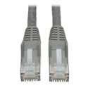 Photo of Tripp Lite N201-007-GY Cat6 UTP Gigabit Snagless Molded Patch Cable (RJ45 M/M) - Gray - 7 Foot