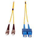 Photo of Tripp Lite N354-05M Duplex Singlemode 8.3/125 Fiber Patch Cable (SC/ST) 16 Feet