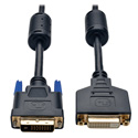 Photo of Tripp Lite P562-010 DVI Dual Link Extension Cable Digital TMDS Monitor Cable (DVI-D M/F) 10 Feet