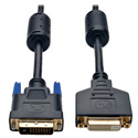 Photo of Tripp Lite P562-015 DVI Dual Link Extension Cable Digital TMDS Monitor Cable (DVI-D M/F) 15 Feet