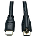 Photo of Tripp Lite P569-015-LOCK High Speed HDMI Cable with Ethernet and Locking Connector Ultra HD 4K x 2K 24 AWG (M/M) 15 Feet