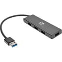 Tripp Lite U360-004-SLIM 4-Port Ultra-Slim Portable USB 3.0 (5Gbps) Hub