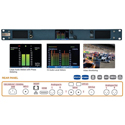 TSL Products MPA1-SOLO-IP 1RU SDI and IP Audio Monitor with 16 Level Meters