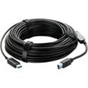 Vaddio 440-1015-030 USB 3.2 Gen 2 Type B to Type A Active Plenum Optical Cable - 98 Foot / 30 Meter