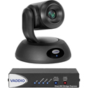 Photo of Vaddio 999-99600-270 RoboSHOT 12E PTZ Camera and HDBT OneLINK Bridge Express System - Black