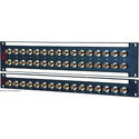 Photo of AVP 3x16/2RU/48 JJ300 4K/8K UHD 24 Ghz Feedthru BNC Non-Recessed Patchbay