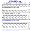 Photo of AVP WKM-US116E15-Z-BZ - 1.5RU - 1x16 Metal Universal Video Patch Panel - Panel only - No Cable Bar - No Connectors